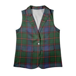 ScotsTee Shop Scottish Skene Women's Tartan Sleeveless Blazer Suit Vest