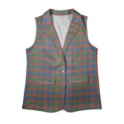 ScotsTee Shop Scottish MacIntyre Ancient Women's Tartan Sleeveless Blazer Suit Vest