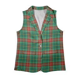 ScotsTee Shop Scottish Muirhead Modern Women's Tartan Sleeveless Blazer Suit Vest