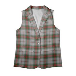 ScotsTee Shop Scottish Stewart Royal VS Women's Tartan Sleeveless Blazer Suit Vest