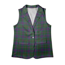 ScotsTee Shop Scottish Wood Women's Tartan Sleeveless Blazer Suit Vest