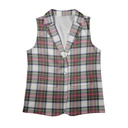 ScotsTee Shop Scottish Stewart Dress Modern Women's Tartan Sleeveless Blazer Suit Vest