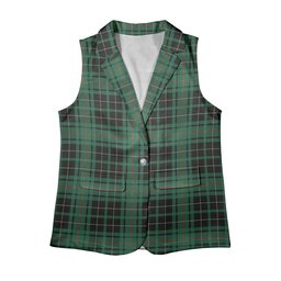 ScotsTee Shop Scottish McAulay Hunting Ancient Women's Tartan Sleeveless Blazer Suit Vest