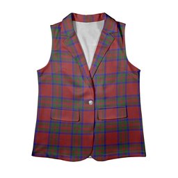 ScotsTee Shop Scottish McGillivray Women's Tartan Sleeveless Blazer Suit Vest