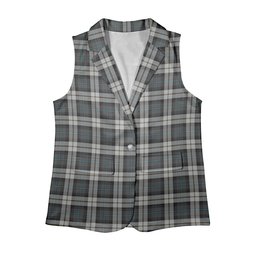 ScotsTee Shop Scottish McCandlish Arisaid Grey Women's Tartan Sleeveless Blazer Suit Vest