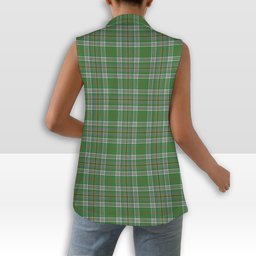 ScotsTee Shop Scottish Kennedy Ancient Clan Women's Tartan Sleeveless Blazer Suit Vest
