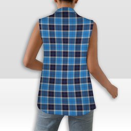 ScotsTee Shop Scottish Strathclyde Women's Tartan Sleeveless Blazer Suit Vest
