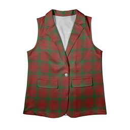 ScotsTee Shop Scottish McQuarrie Women's Tartan Sleeveless Blazer Suit Vest