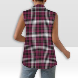 ScotsTee Shop Scottish Little of Morton Rigg Modern Women's Tartan Sleeveless Blazer Suit Vest