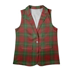 ScotsTee Shop Scottish Mauthe Unidentified Women's Tartan Sleeveless Blazer Suit Vest