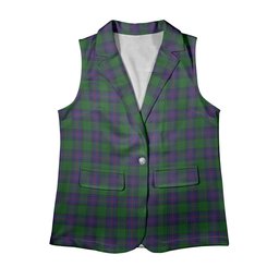 ScotsTee Shop Scottish Shaw Women's Tartan Sleeveless Blazer Suit Vest