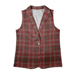 ScotsTee Shop Scottish Kinnoull Women's Tartan Sleeveless Blazer Suit Vest