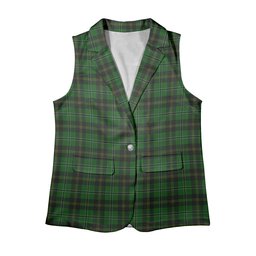 ScotsTee Shop Scottish Smeaton Hunting Women's Tartan Sleeveless Blazer Suit Vest
