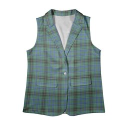 ScotsTee Shop Scottish McInnes Ancient Women's Tartan Sleeveless Blazer Suit Vest