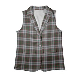 ScotsTee Shop Scottish Stewart of Appin Dress 1 Women's Tartan Sleeveless Blazer Suit Vest