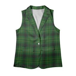 ScotsTee Shop Scottish MacArthur Highland Women's Tartan Sleeveless Blazer Suit Vest