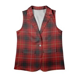 ScotsTee Shop Scottish McIver Modern Women's Tartan Sleeveless Blazer Suit Vest