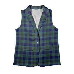 ScotsTee Shop Scottish Miller Women's Tartan Sleeveless Blazer Suit Vest