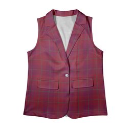 ScotsTee Shop Scottish Stirling of Keir Modern Women's Tartan Sleeveless Blazer Suit Vest