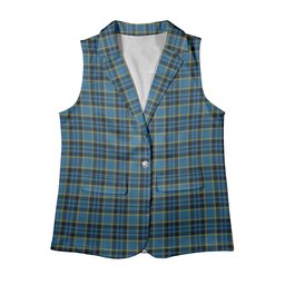 ScotsTee Shop Scottish Rea Women's Tartan Sleeveless Blazer Suit Vest