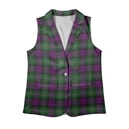 ScotsTee Shop Scottish Wilsons 175 Women's Tartan Sleeveless Blazer Suit Vest