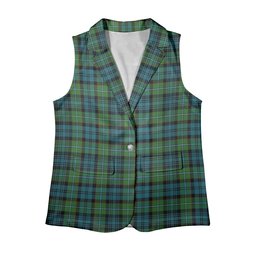 ScotsTee Shop Scottish Sempill Ancient Women's Tartan Sleeveless Blazer Suit Vest