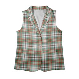 ScotsTee Shop Scottish MacBain Dress Ancient Women's Tartan Sleeveless Blazer Suit Vest