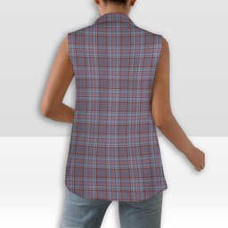 ScotsTee Shop Scottish Royal Canadian Air Force Ancient Women's Tartan Sleeveless Blazer Suit Vest