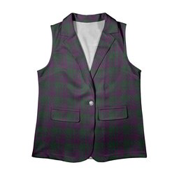 ScotsTee Shop Scottish Wilsons 211 Women's Tartan Sleeveless Blazer Suit Vest