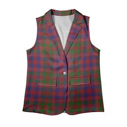 ScotsTee Shop Scottish MacColl Hunting Women's Tartan Sleeveless Blazer Suit Vest