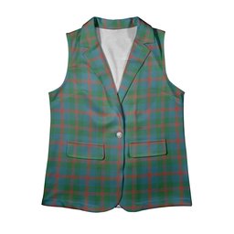 ScotsTee Shop Scottish Robertson of Struan Ancient Women's Tartan Sleeveless Blazer Suit Vest