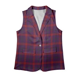 ScotsTee Shop Scottish Lynch Variant Women's Tartan Sleeveless Blazer Suit Vest