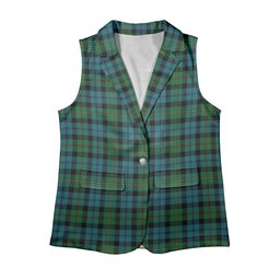 ScotsTee Shop Scottish McEwan Ancient Women's Tartan Sleeveless Blazer Suit Vest