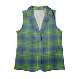 ScotsTee Shop Scottish Johnston Ancient Women's Tartan Sleeveless Blazer Suit Vest