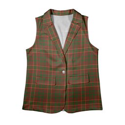 ScotsTee Shop Scottish MacRurie or MacRory Women's Tartan Sleeveless Blazer Suit Vest