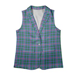 ScotsTee Shop Scottish Ralston Women's Tartan Sleeveless Blazer Suit Vest