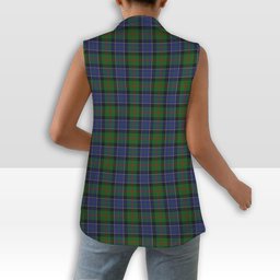 ScotsTee Shop Scottish Paterson Women's Tartan Sleeveless Blazer Suit Vest