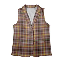 ScotsTee Shop Scottish McKay of Strathnaver Ancient Women's Tartan Sleeveless Blazer Suit Vest