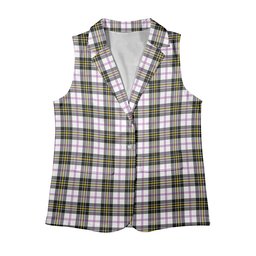 ScotsTee Shop Scottish MacPherson Dress Modern Women's Tartan Sleeveless Blazer Suit Vest