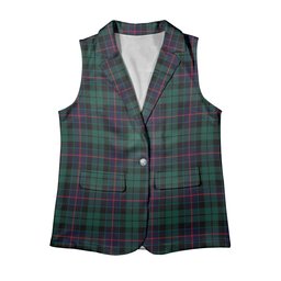 ScotsTee Shop Scottish Morrison Hunting Modern Women's Tartan Sleeveless Blazer Suit Vest
