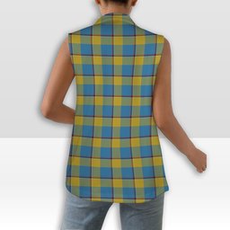 ScotsTee Shop Scottish Oliver Dress Pink Women's Tartan Sleeveless Blazer Suit Vest