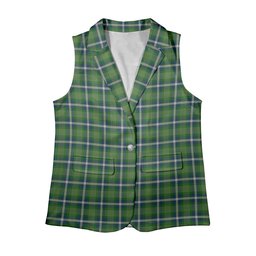 ScotsTee Shop Scottish Young Life International Scotland Women's Tartan Sleeveless Blazer Suit Vest