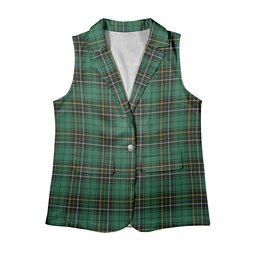 ScotsTee Shop Scottish McAlpine Ancient Women's Tartan Sleeveless Blazer Suit Vest