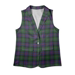 ScotsTee Shop Scottish MacCallum Women's Tartan Sleeveless Blazer Suit Vest