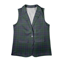 ScotsTee Shop Scottish Walker Hunting Women's Tartan Sleeveless Blazer Suit Vest
