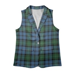 ScotsTee Shop Scottish Kerr Hunting Ancient Women's Tartan Sleeveless Blazer Suit Vest