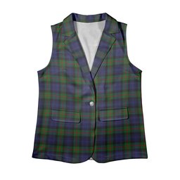 ScotsTee Shop Scottish Murray 1816 2 Women's Tartan Sleeveless Blazer Suit Vest