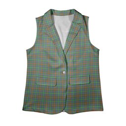 ScotsTee Shop Scottish MacIntosh Hunting Ancient Women's Tartan Sleeveless Blazer Suit Vest