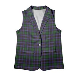 ScotsTee Shop Scottish Hunter of Peebleshire Women's Tartan Sleeveless Blazer Suit Vest