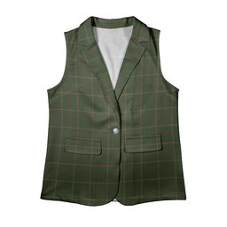 ScotsTee Shop Scottish McKinnon Hunting Women's Tartan Sleeveless Blazer Suit Vest